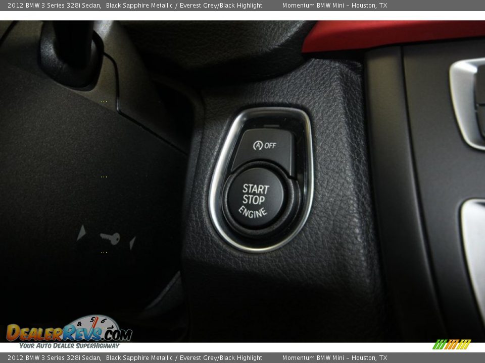 2012 BMW 3 Series 328i Sedan Black Sapphire Metallic / Everest Grey/Black Highlight Photo #27