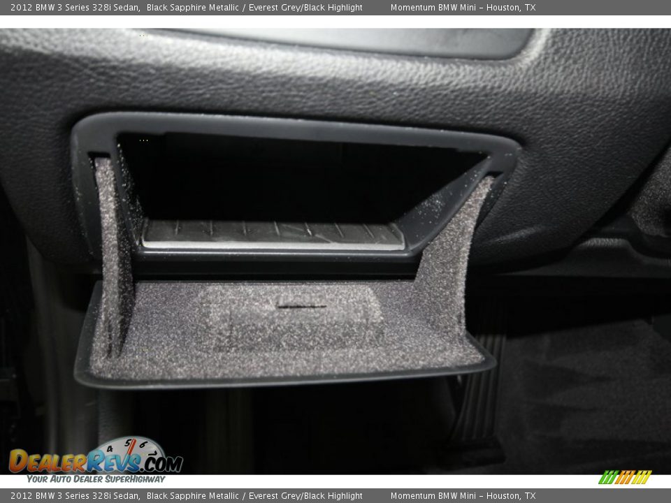 2012 BMW 3 Series 328i Sedan Black Sapphire Metallic / Everest Grey/Black Highlight Photo #30