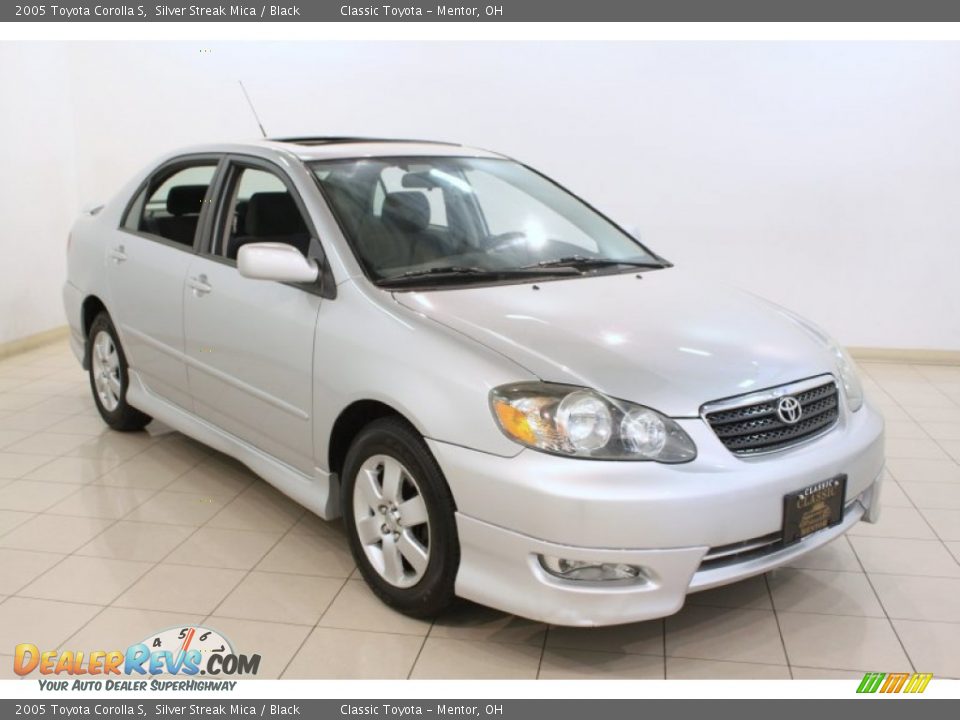 2005 Toyota Corolla S Silver Streak Mica / Black Photo #1