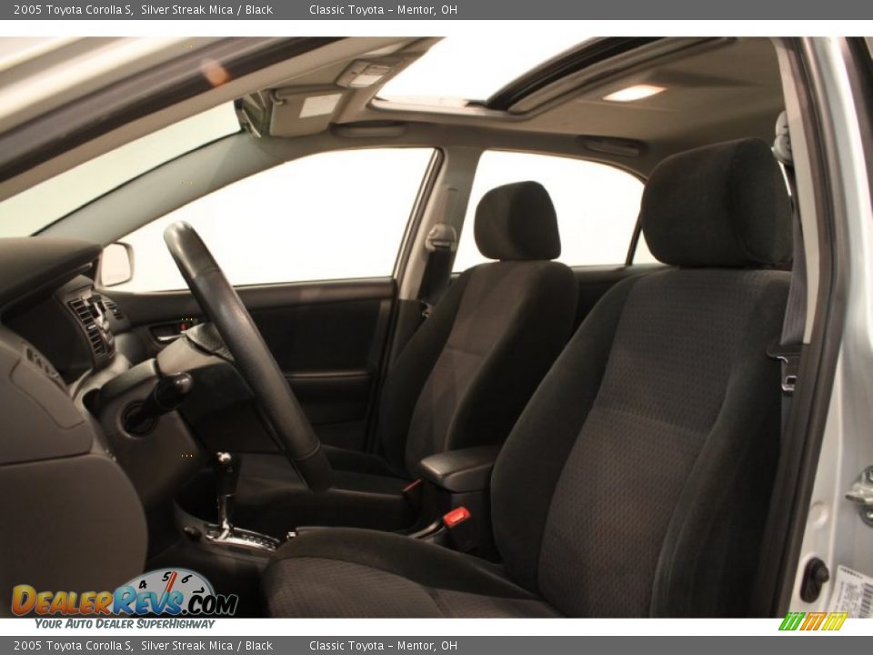2005 Toyota Corolla S Silver Streak Mica / Black Photo #5