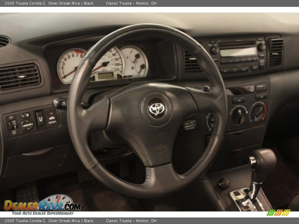 2005 Toyota Corolla S Silver Streak Mica / Black Photo #6