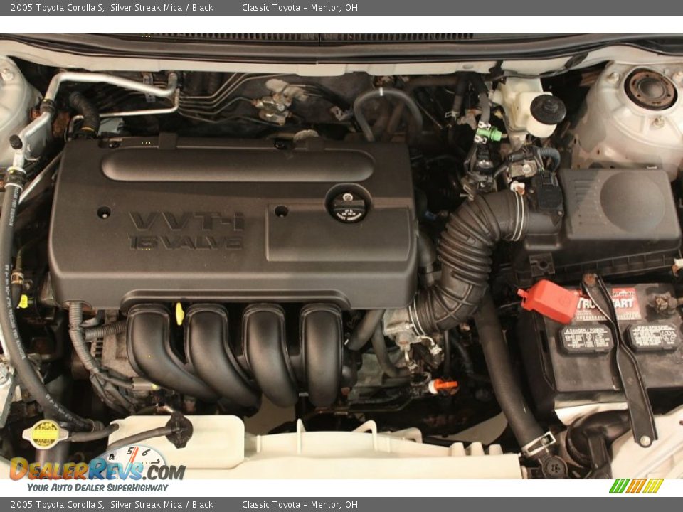 2005 Toyota Corolla S Silver Streak Mica / Black Photo #14