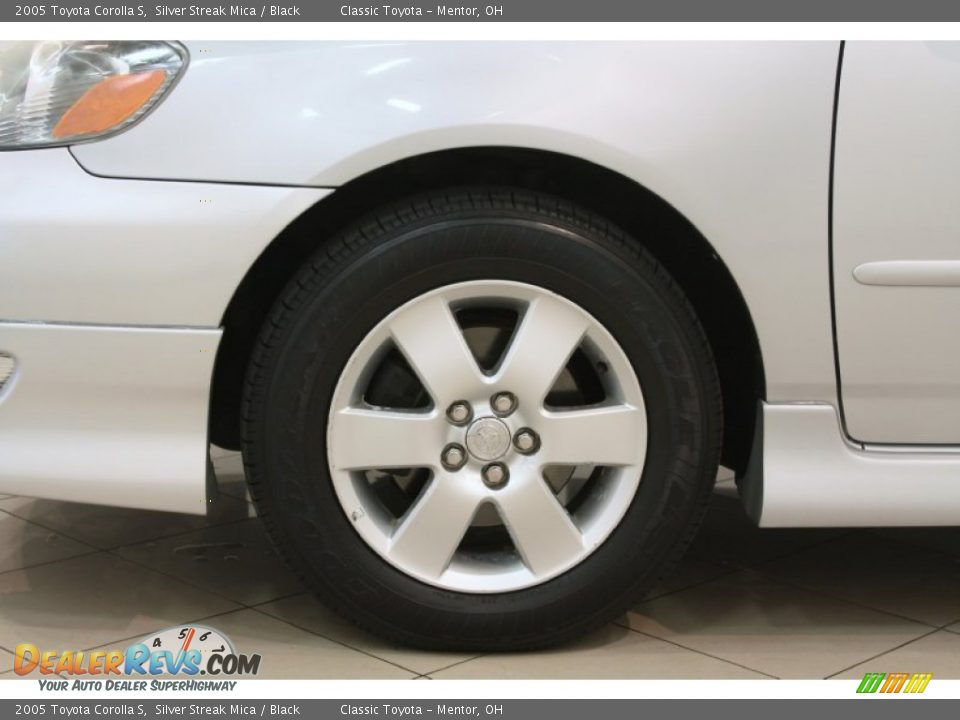 2005 Toyota Corolla S Silver Streak Mica / Black Photo #15