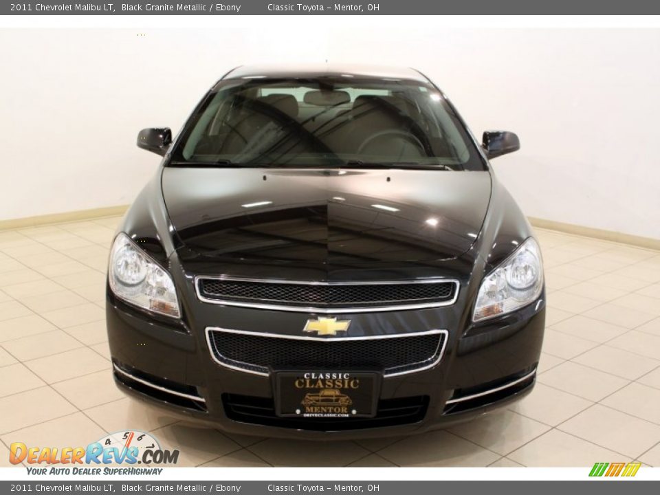 2011 Chevrolet Malibu LT Black Granite Metallic / Ebony Photo #2