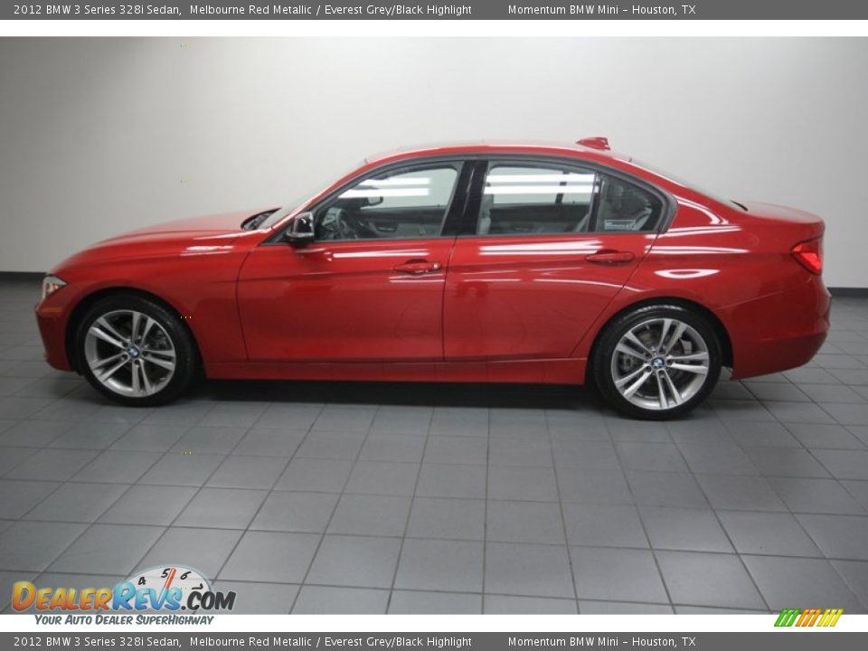 Melbourne Red Metallic 2012 BMW 3 Series 328i Sedan Photo #2