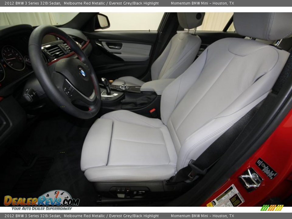 Front Seat of 2012 BMW 3 Series 328i Sedan Photo #3