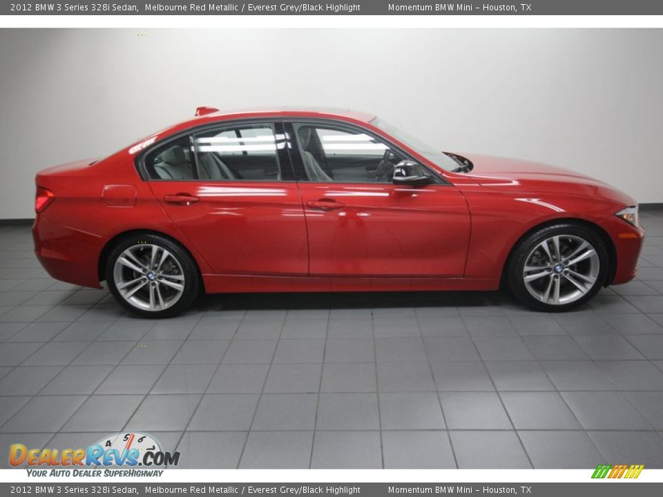 Melbourne Red Metallic 2012 BMW 3 Series 328i Sedan Photo #7