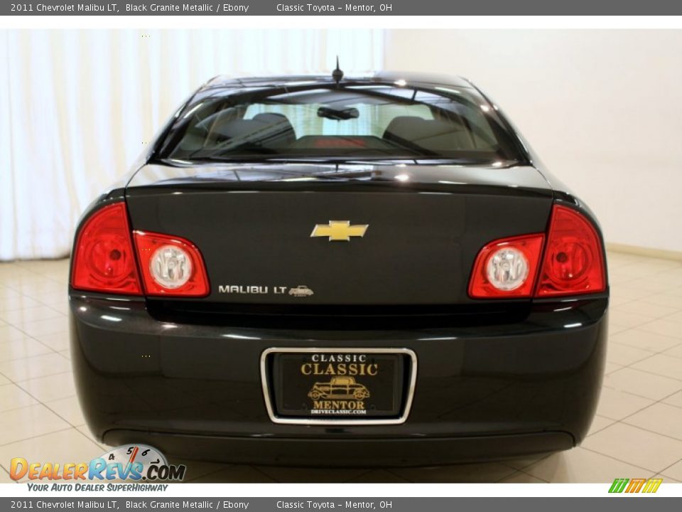 2011 Chevrolet Malibu LT Black Granite Metallic / Ebony Photo #15