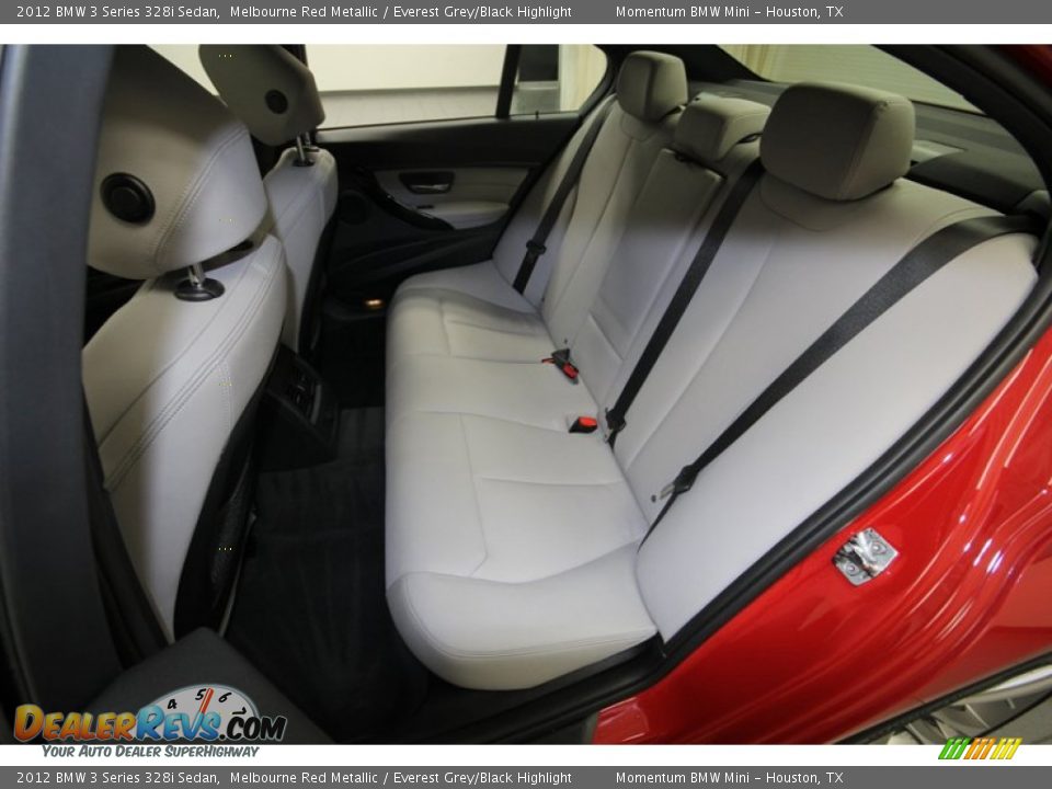Rear Seat of 2012 BMW 3 Series 328i Sedan Photo #14