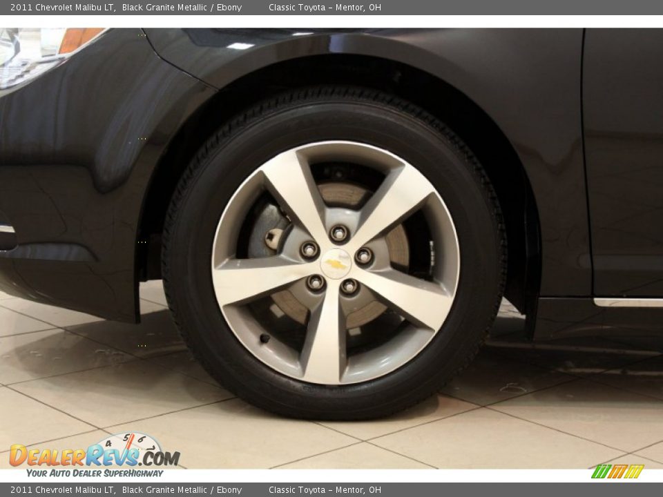 2011 Chevrolet Malibu LT Black Granite Metallic / Ebony Photo #17
