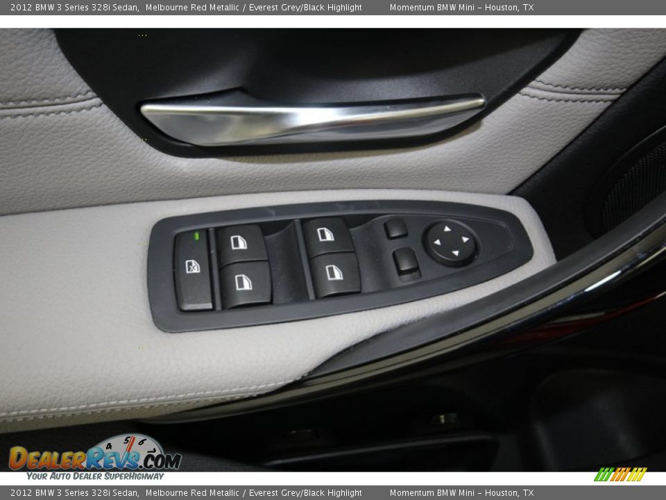 2012 BMW 3 Series 328i Sedan Melbourne Red Metallic / Everest Grey/Black Highlight Photo #16