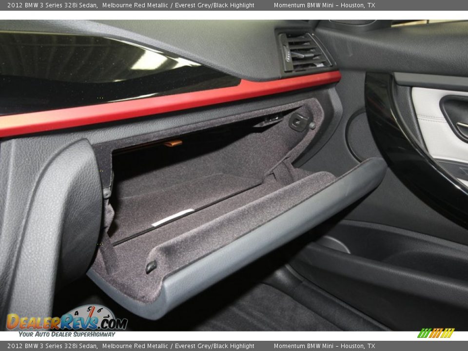 2012 BMW 3 Series 328i Sedan Melbourne Red Metallic / Everest Grey/Black Highlight Photo #18