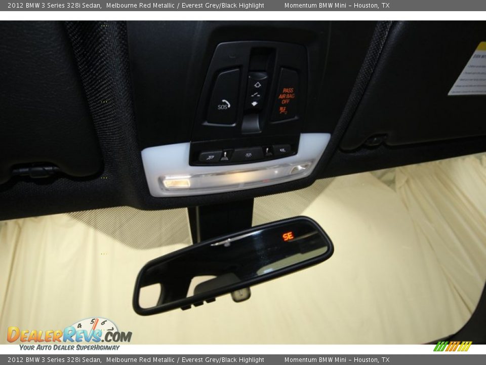 2012 BMW 3 Series 328i Sedan Melbourne Red Metallic / Everest Grey/Black Highlight Photo #19