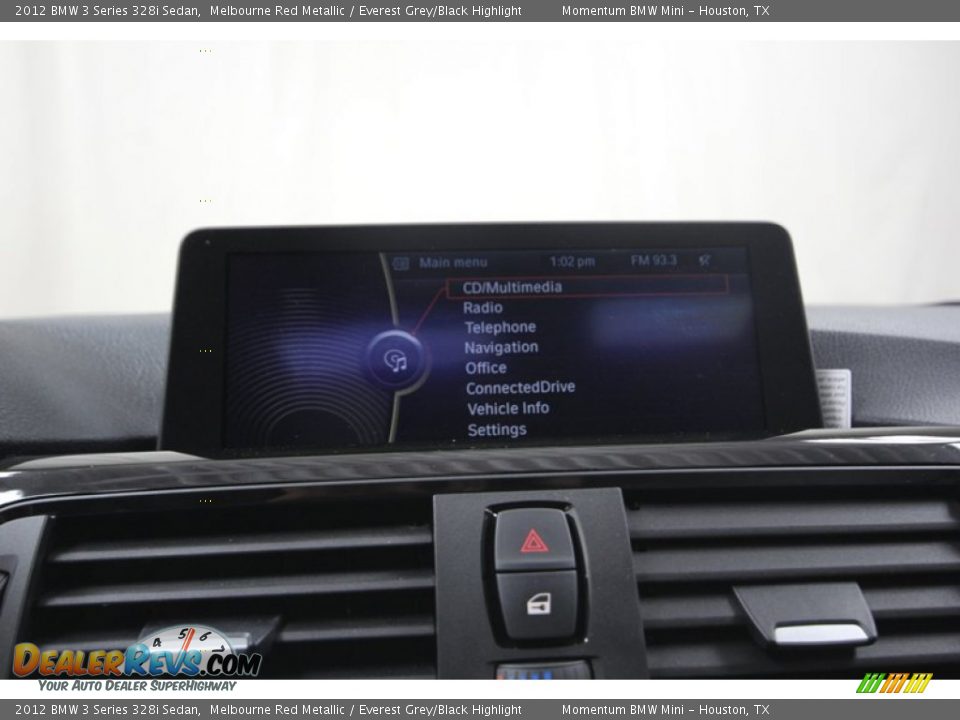 2012 BMW 3 Series 328i Sedan Melbourne Red Metallic / Everest Grey/Black Highlight Photo #20