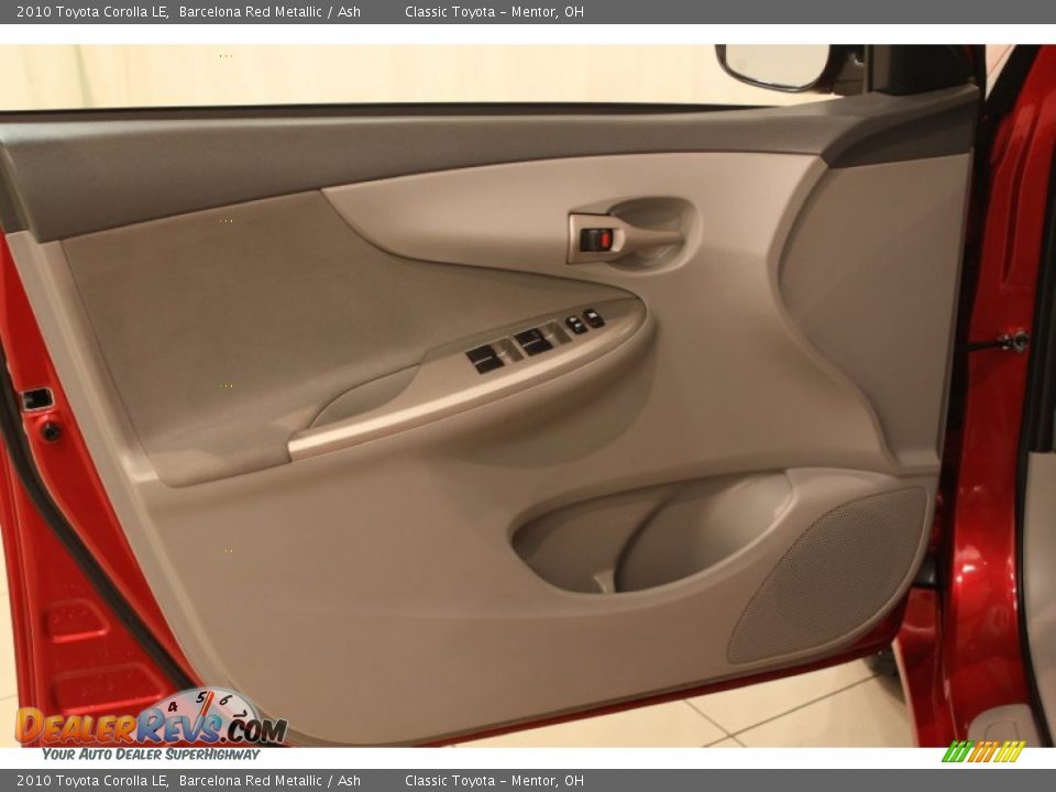 2010 Toyota Corolla LE Barcelona Red Metallic / Ash Photo #4