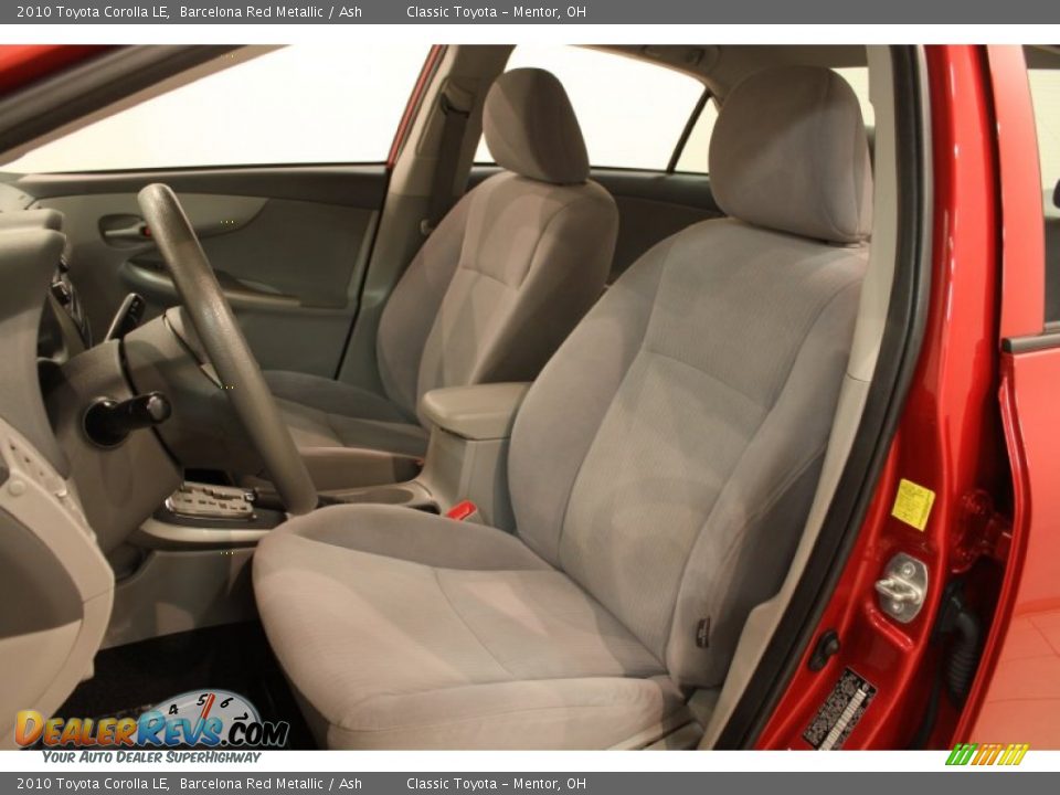 2010 Toyota Corolla LE Barcelona Red Metallic / Ash Photo #5