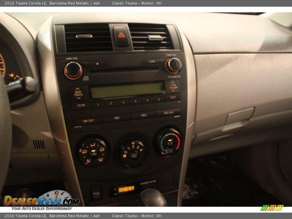 2010 Toyota Corolla LE Barcelona Red Metallic / Ash Photo #7
