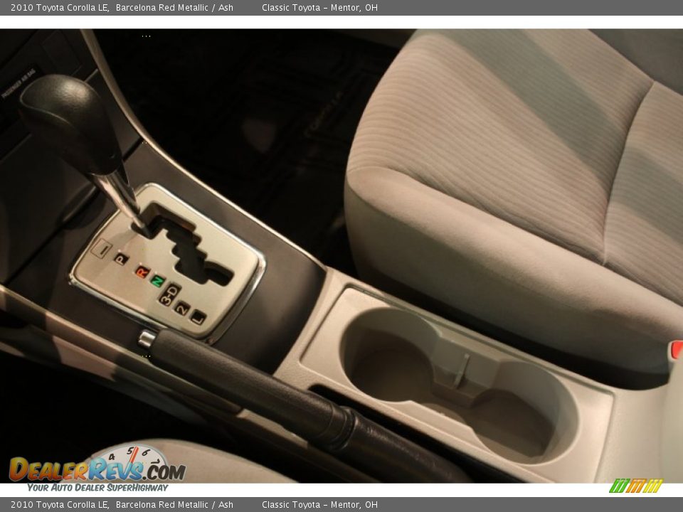 2010 Toyota Corolla LE Barcelona Red Metallic / Ash Photo #8