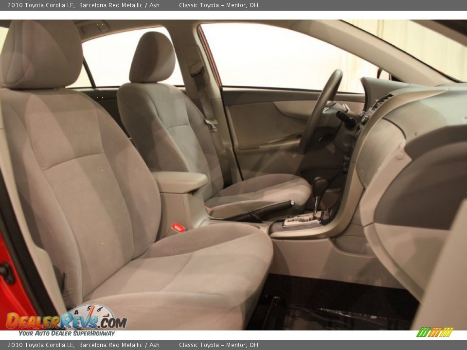 2010 Toyota Corolla LE Barcelona Red Metallic / Ash Photo #9