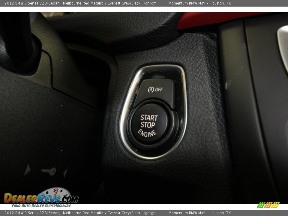 2012 BMW 3 Series 328i Sedan Melbourne Red Metallic / Everest Grey/Black Highlight Photo #26