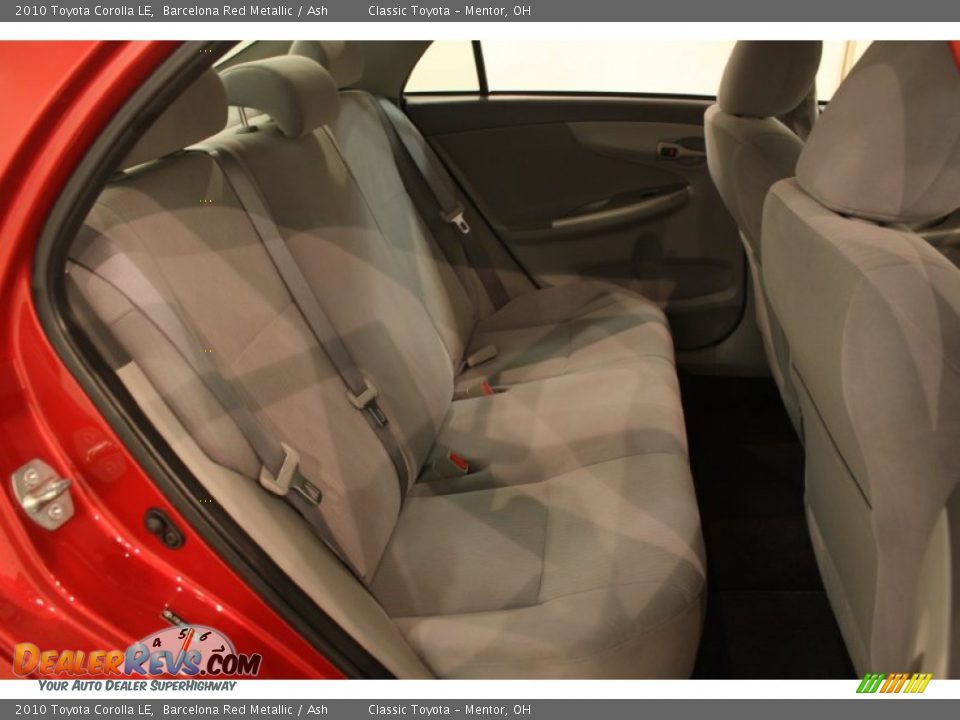 2010 Toyota Corolla LE Barcelona Red Metallic / Ash Photo #10