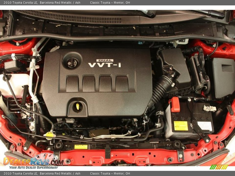 2010 Toyota Corolla LE 1.8 Liter DOHC 16-Valve Dual VVT-i 4 Cylinder Engine Photo #13