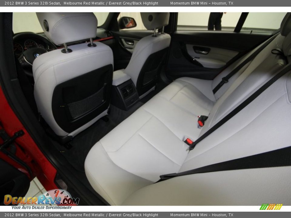 Rear Seat of 2012 BMW 3 Series 328i Sedan Photo #30
