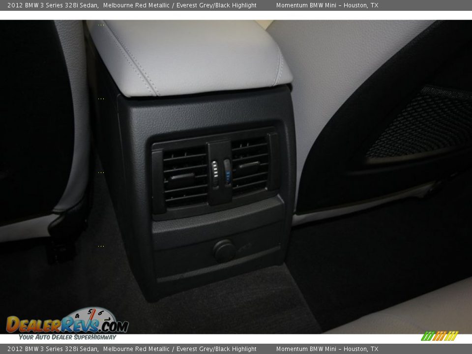 2012 BMW 3 Series 328i Sedan Melbourne Red Metallic / Everest Grey/Black Highlight Photo #33