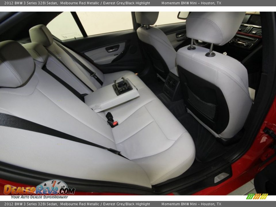 Rear Seat of 2012 BMW 3 Series 328i Sedan Photo #36