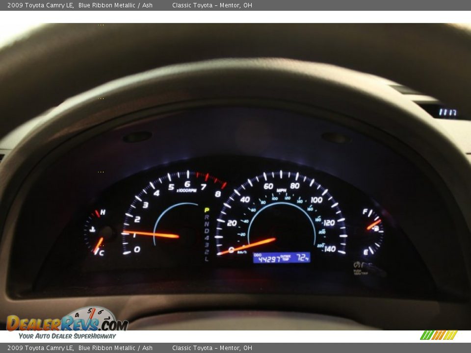 2009 Toyota Camry LE Blue Ribbon Metallic / Ash Photo #7