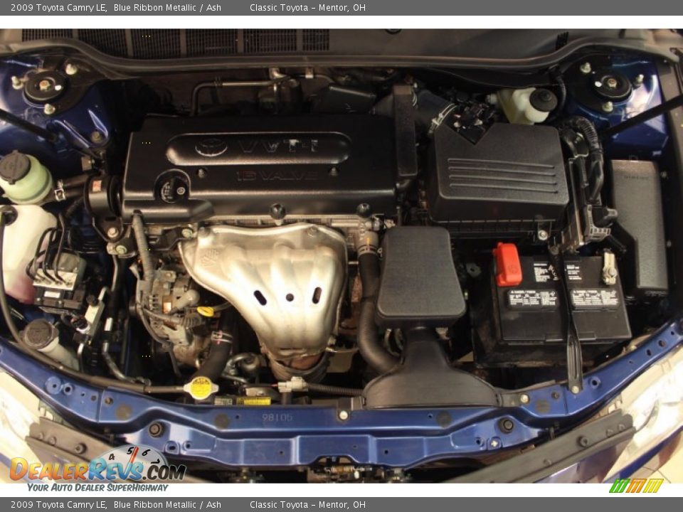2009 Toyota Camry LE Blue Ribbon Metallic / Ash Photo #15