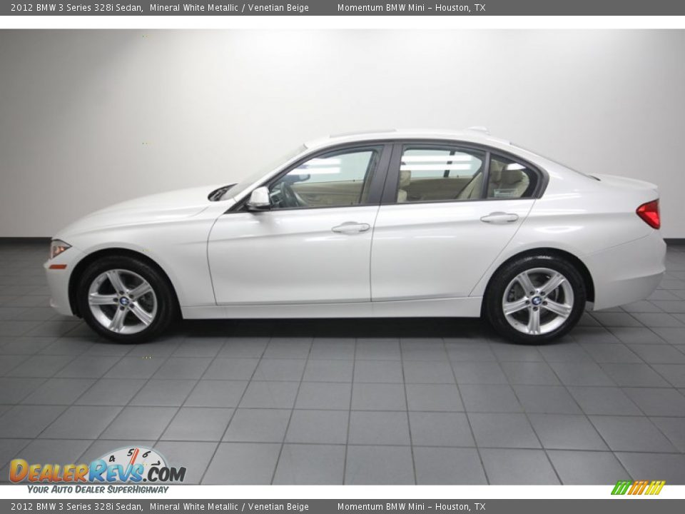 Mineral White Metallic 2012 BMW 3 Series 328i Sedan Photo #2