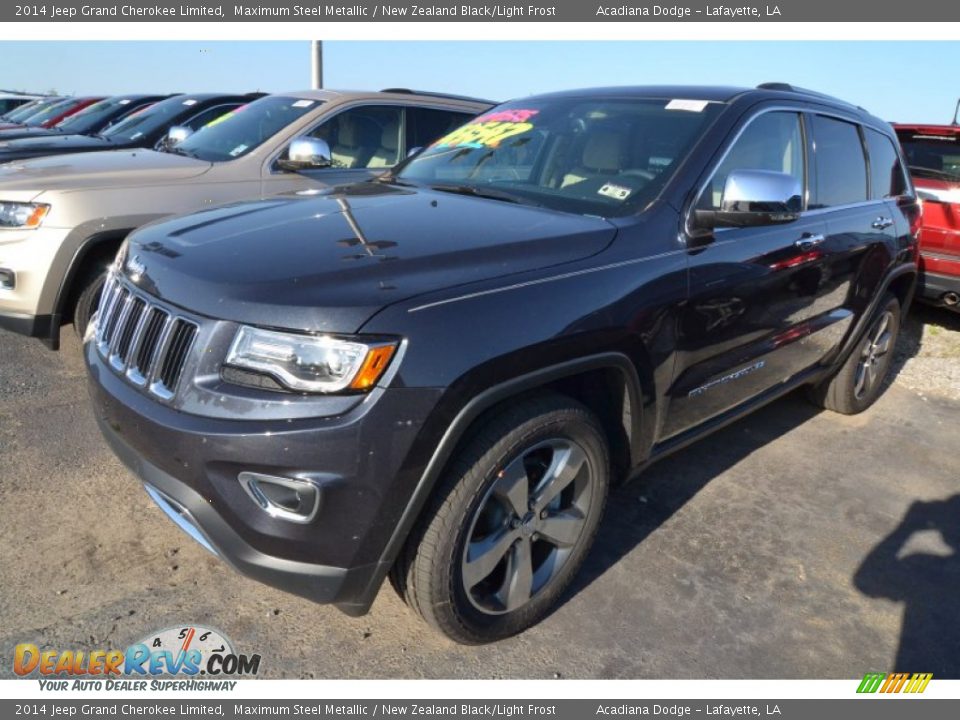 2014 Jeep Grand Cherokee Limited Maximum Steel Metallic / New Zealand Black/Light Frost Photo #1