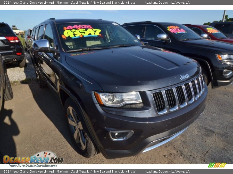 2014 Jeep Grand Cherokee Limited Maximum Steel Metallic / New Zealand Black/Light Frost Photo #4