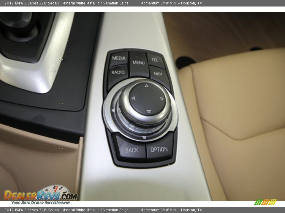 2012 BMW 3 Series 328i Sedan Mineral White Metallic / Venetian Beige Photo #25