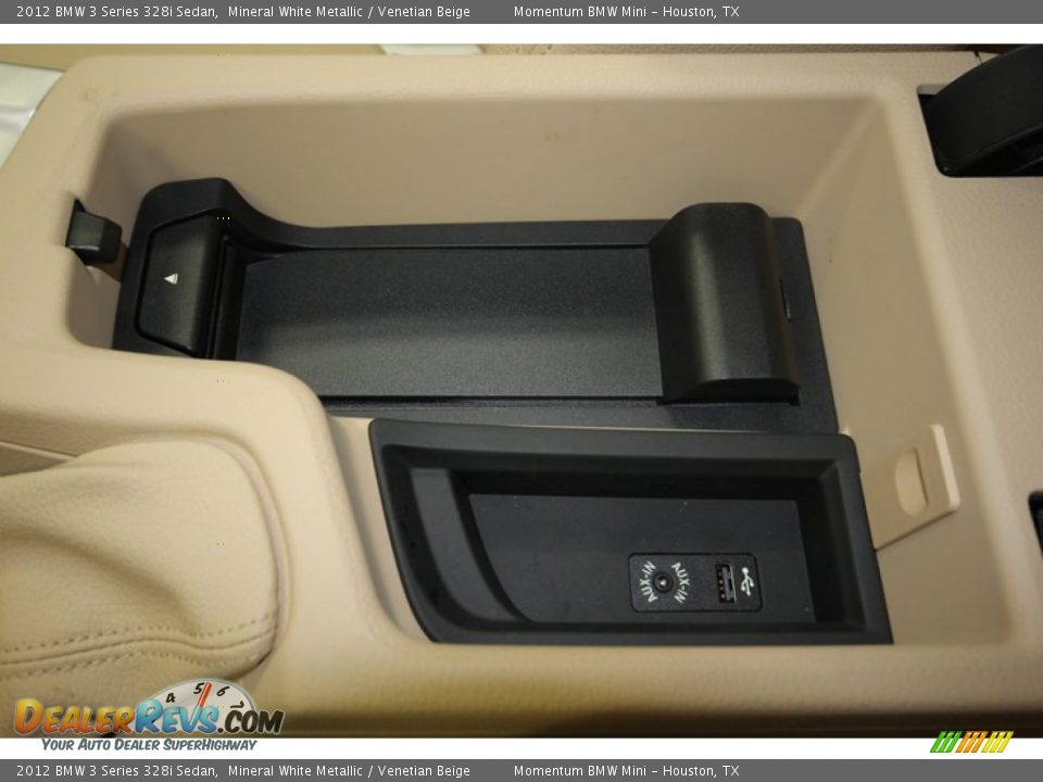 2012 BMW 3 Series 328i Sedan Mineral White Metallic / Venetian Beige Photo #26