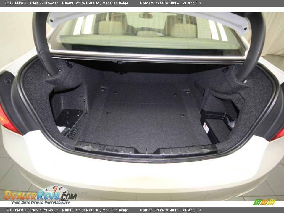 2012 BMW 3 Series 328i Sedan Mineral White Metallic / Venetian Beige Photo #35
