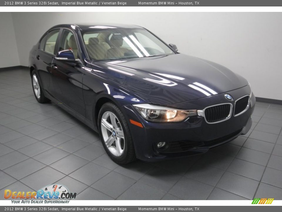 2012 BMW 3 Series 328i Sedan Imperial Blue Metallic / Venetian Beige Photo #1