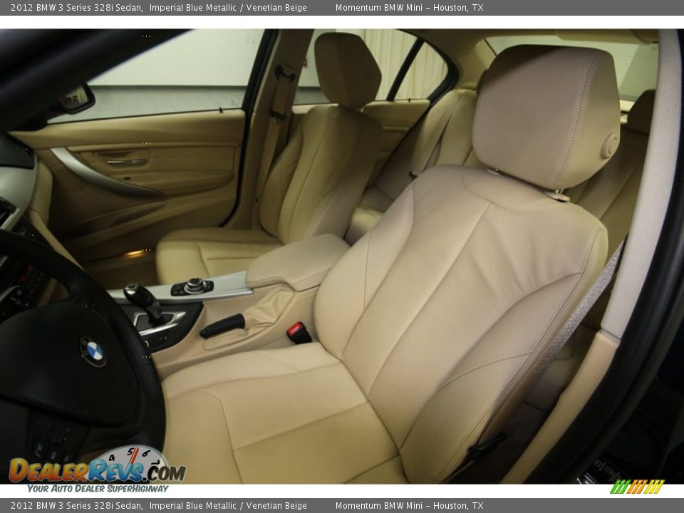2012 BMW 3 Series 328i Sedan Imperial Blue Metallic / Venetian Beige Photo #3