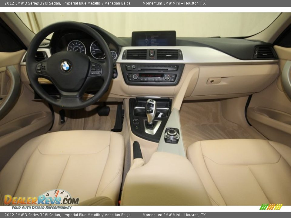 2012 BMW 3 Series 328i Sedan Imperial Blue Metallic / Venetian Beige Photo #4