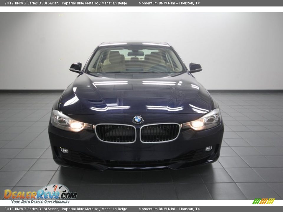 2012 BMW 3 Series 328i Sedan Imperial Blue Metallic / Venetian Beige Photo #6