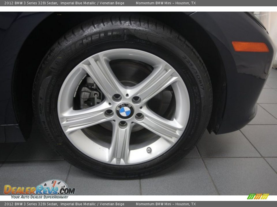 2012 BMW 3 Series 328i Sedan Imperial Blue Metallic / Venetian Beige Photo #10