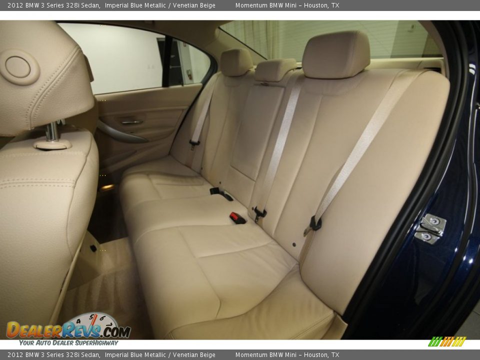 2012 BMW 3 Series 328i Sedan Imperial Blue Metallic / Venetian Beige Photo #14