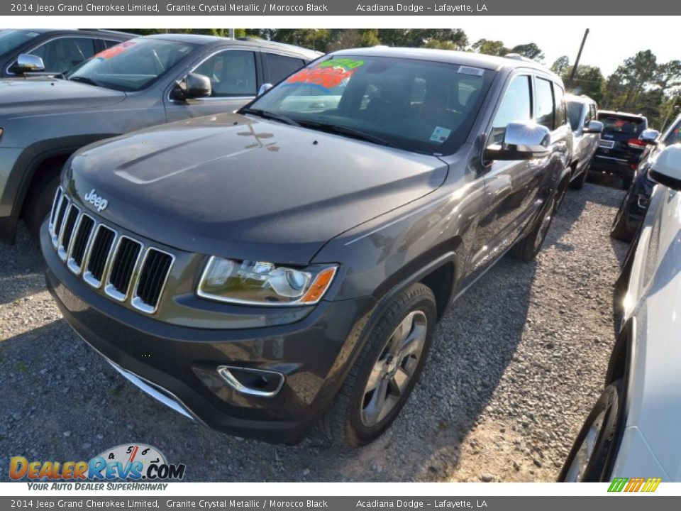 2014 Jeep Grand Cherokee Limited Granite Crystal Metallic / Morocco Black Photo #1
