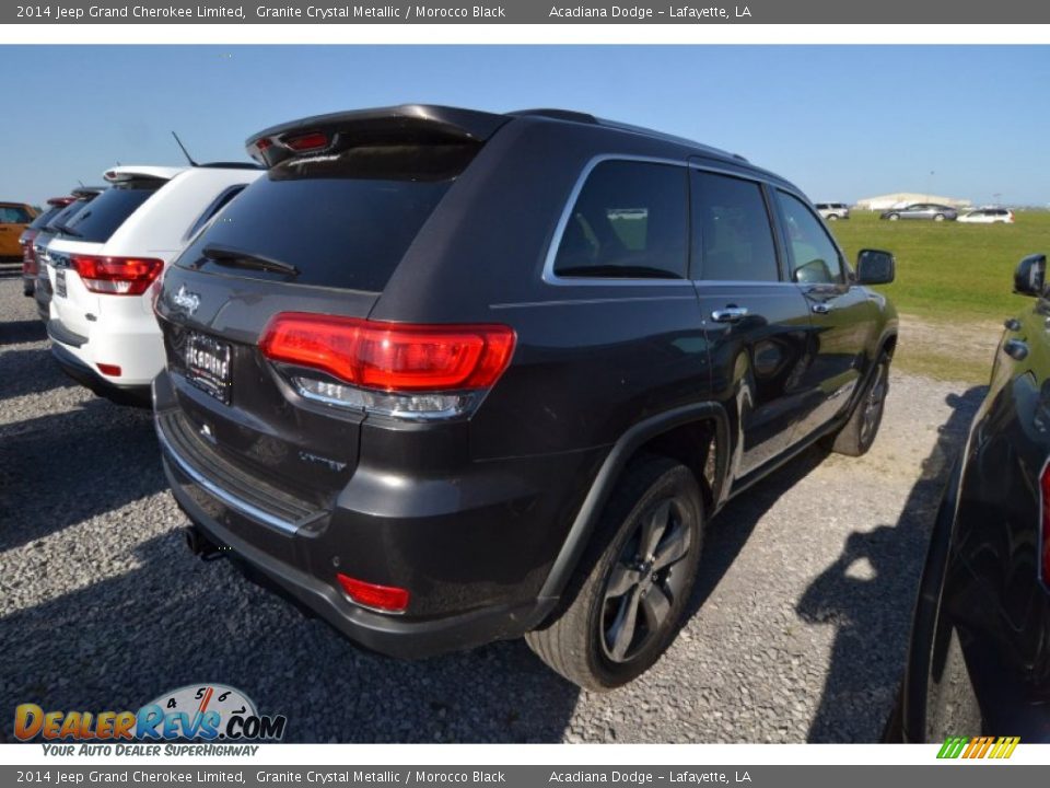 2014 Jeep Grand Cherokee Limited Granite Crystal Metallic / Morocco Black Photo #3