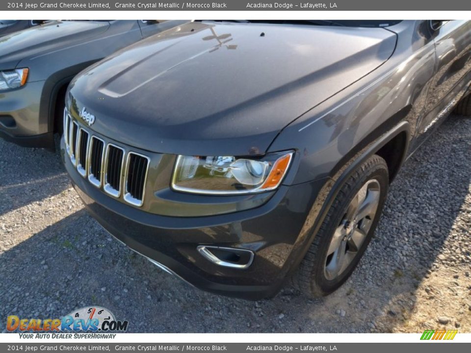 2014 Jeep Grand Cherokee Limited Granite Crystal Metallic / Morocco Black Photo #5