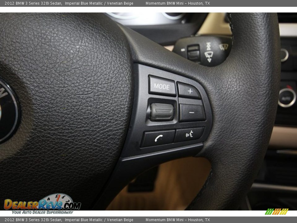 2012 BMW 3 Series 328i Sedan Imperial Blue Metallic / Venetian Beige Photo #29