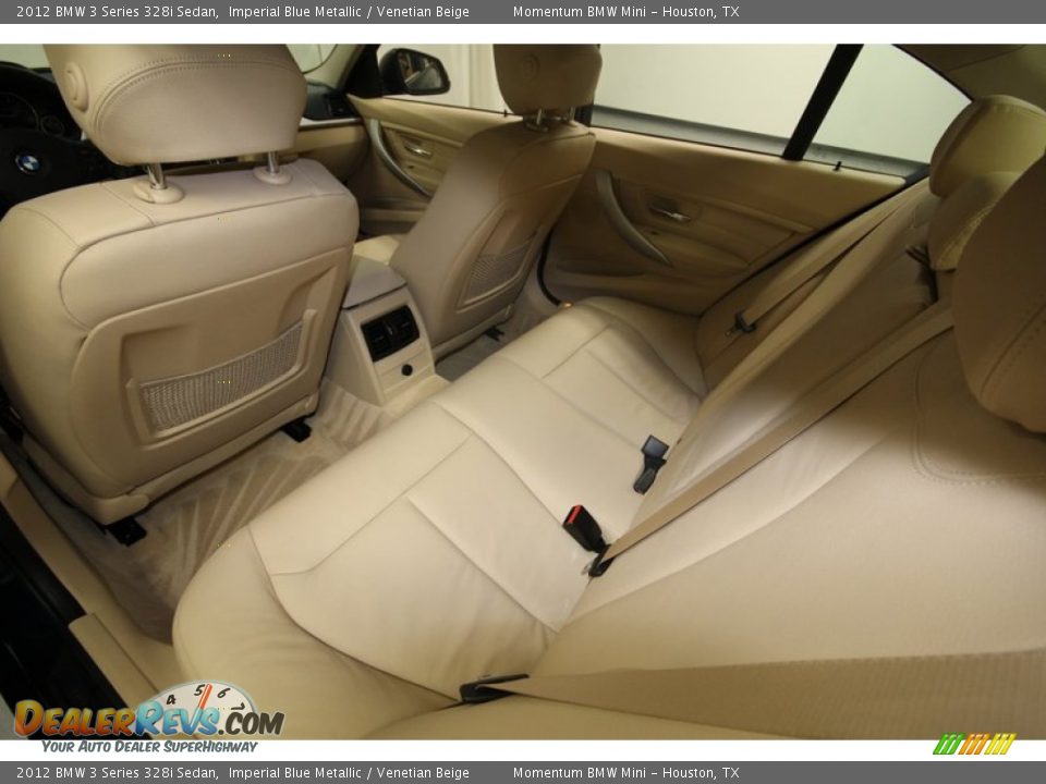 2012 BMW 3 Series 328i Sedan Imperial Blue Metallic / Venetian Beige Photo #32