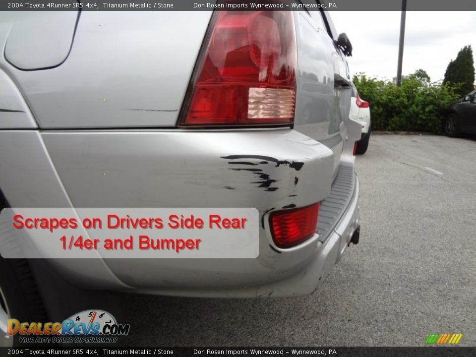 2004 Toyota 4Runner SR5 4x4 Titanium Metallic / Stone Photo #9