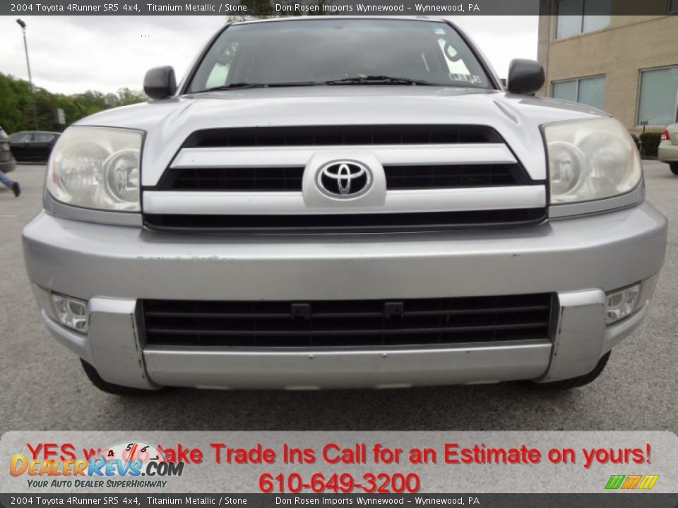 2004 Toyota 4Runner SR5 4x4 Titanium Metallic / Stone Photo #10